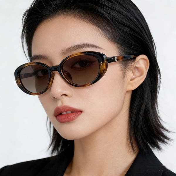 2026 New TR90 Cat-Eye Small Frame Polarized Sunglasses for Women - High-End Trendy Designer Style Fashion Sunglasses