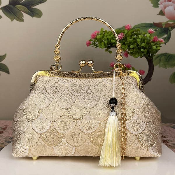 Cheongsam Handbag Shoulder Crossbody Bag Gift Bag Runway Bag Women's Evening Clutch Bag