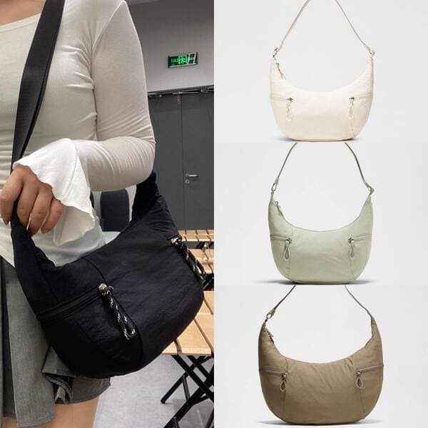 Lululemon Slouchy Crossbody Bag Large Capacity Commuter Shoulder Bag Croissant Bag