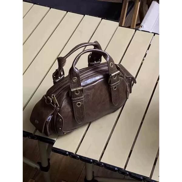Niche Design Retro Luxury Multi-Pocket Handbag For Women, New Trendy Fashion Leather Shoulder And Crossbody Bag