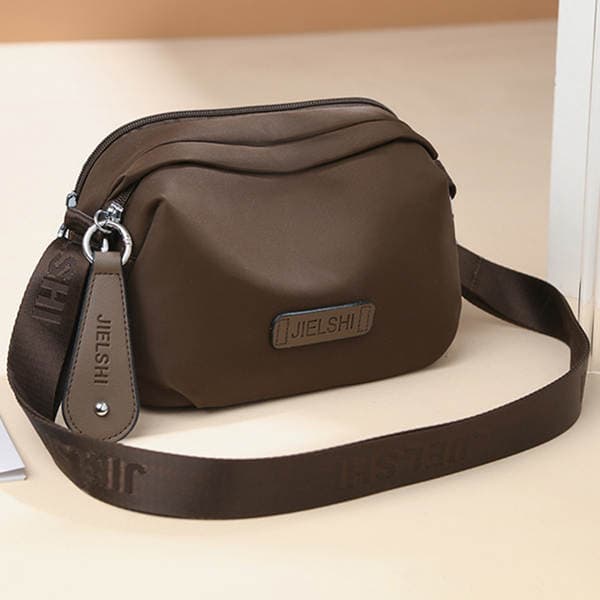 New Casual Women's Single Shoulder Bag Japanese Style Trendy Solid Color Oxford Cloth Water-Repellent Simple Versatile Fashion Crossbody Bag