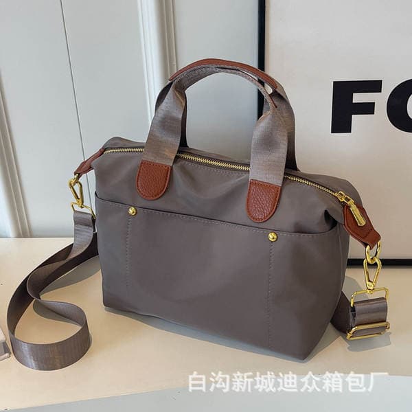 Women's Fashion Retro Trendy Boston Bag 2026 New Arrival Shoulder Handbag Dumpling Bag Lightweight Travel Bag