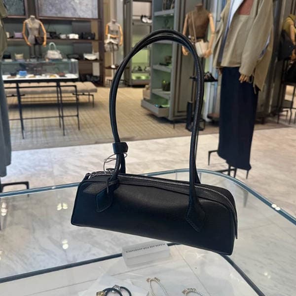 French Niche Baguette Bag Retro Underarm Bag Genuine Leather Women's Handbag Casual Commuter Versatile Shoulder Bag