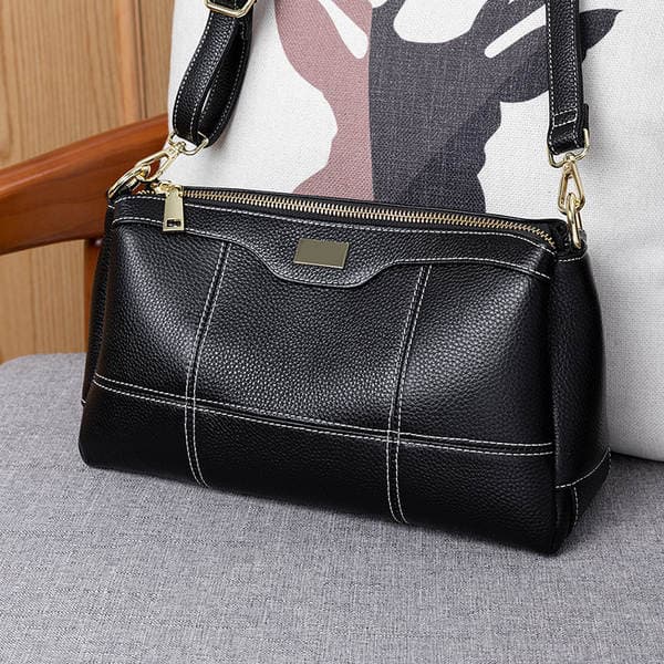 European Station Women's Crossbody Bag 2025 New Fashion Genuine Leather Shoulder Handbag Soft Leather Large Capacity Light Luxury