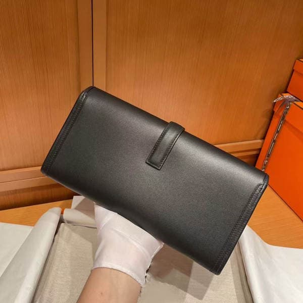 Fashion Trendy Evening Bag New Semi-Handmade Wax Thread Swift Cowhide Flap Simple Women's Clutch Genuine Leather